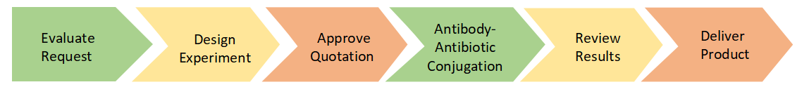 Antibody-Antibiotic Conjugation