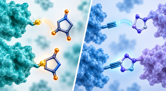 Maleimide vs Click Chemistry for Bioconjugation